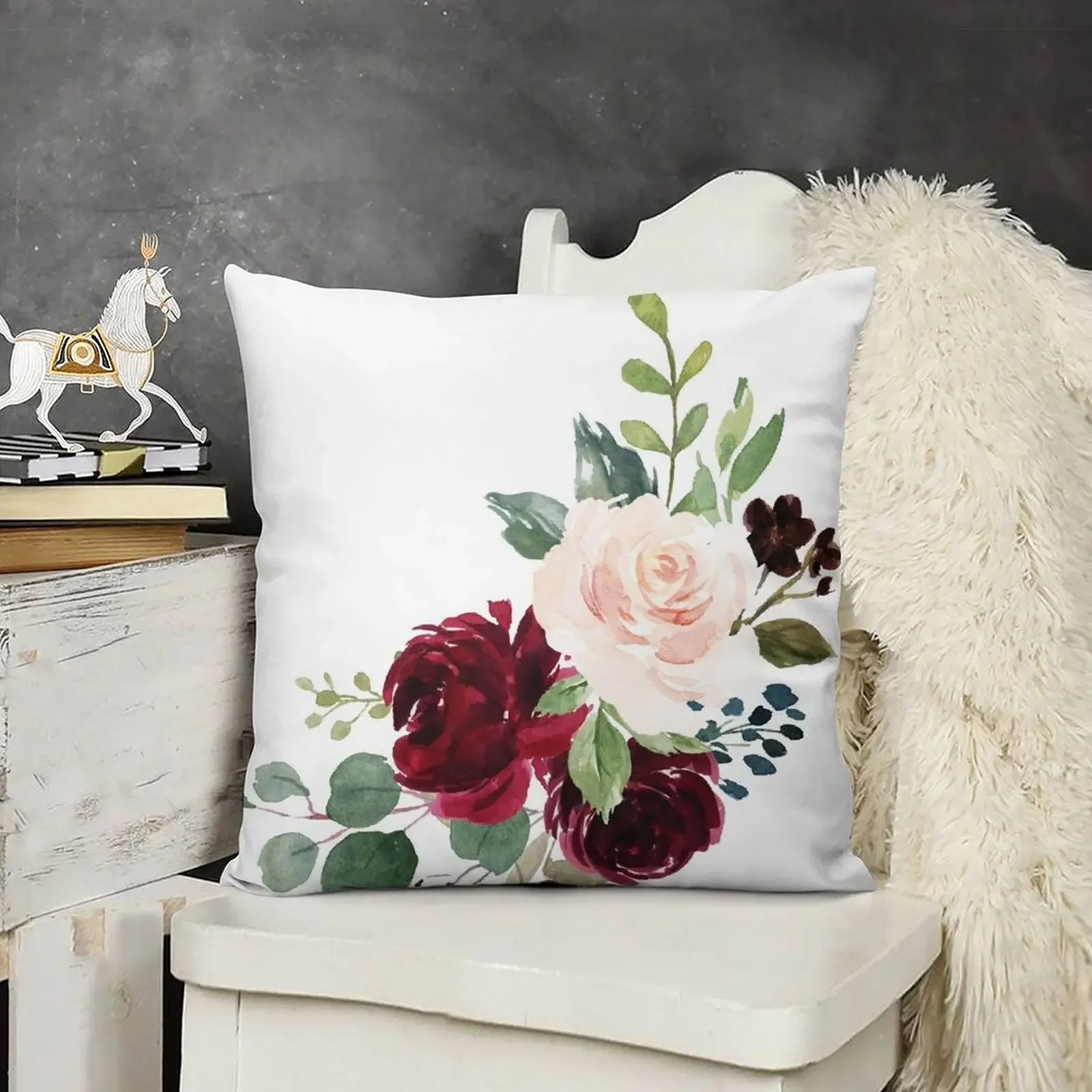 Pink burgundy floral bouquet Throw Pillow Custom Cushion Photo pillow pillowcase Decorative Cushions pillow
Pink burgundy floral bouquet Throw Pillow Custom Cushion Photo pillow pillowcase Decorative Cushions pillow