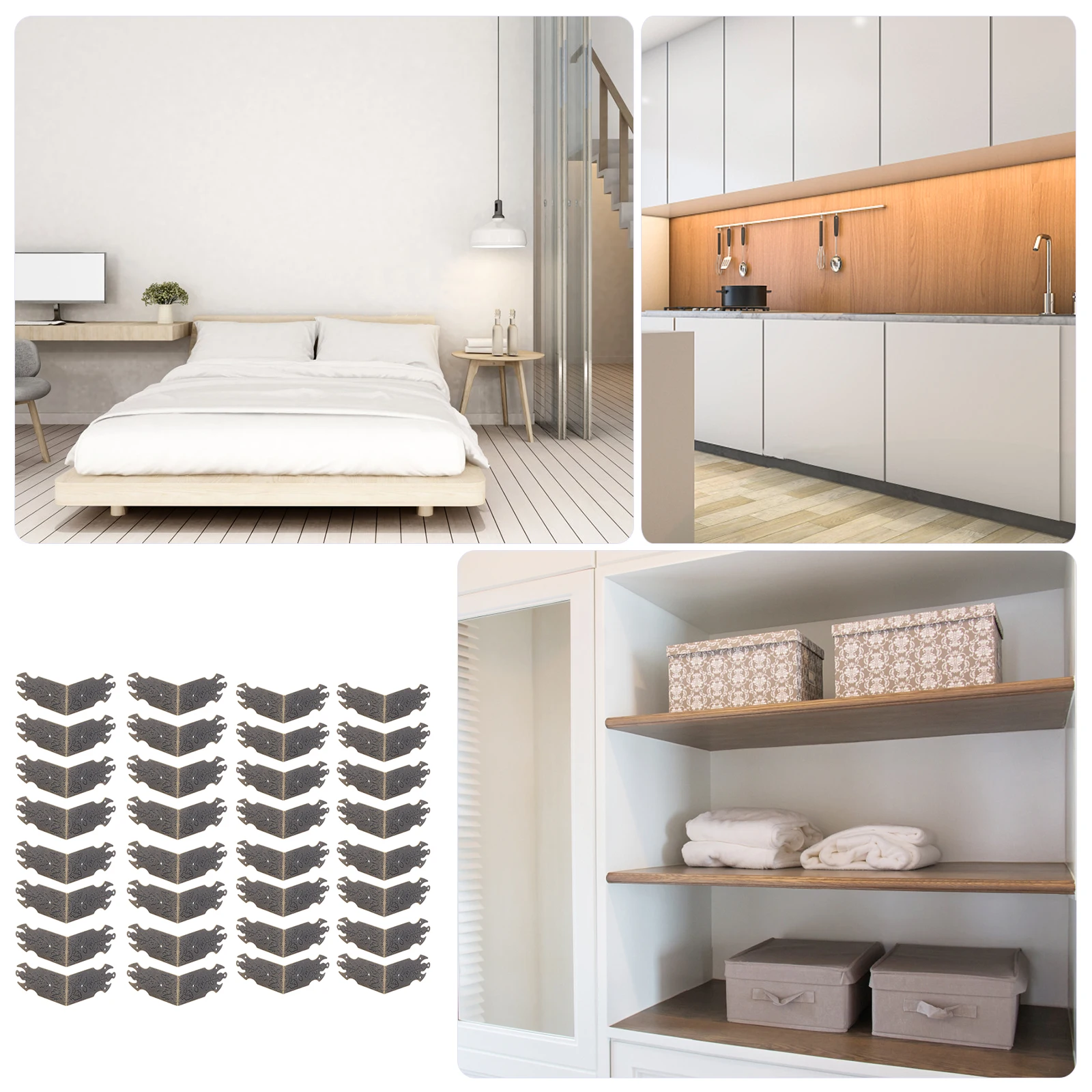 24 Pcs Furniture Corner Guards Box Protectors Bronze Plated Hardware Jewelry Case Safeguard Desk Cover Wood Box Decorative
24 Pcs Furniture Corner Guards Box Protectors Bronze Plated Hardware Jewelry Case Safeguard Desk Cover Wood Box Decorative