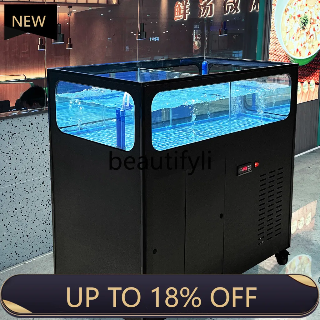 Z189 Seafood Shellfish Pool Fish Tank Hotel Commercial Lobster Crab Fish Tank Mobile Glass Pool Refrigeration Customization
Z189 Seafood Shellfish Pool Fish Tank Hotel Commercial Lobster Crab Fish Tank Mobile Glass Pool Refrigeration Customization