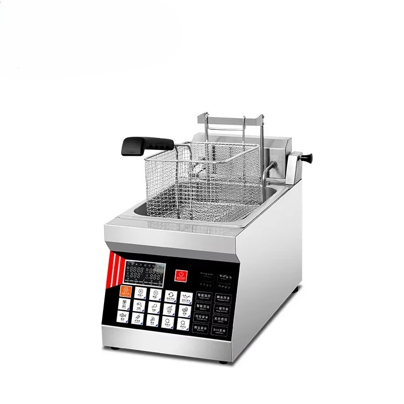 Small capacity automatic lifting fryer counter commercial fast food business
Small capacity automatic lifting fryer counter commercial fast food business