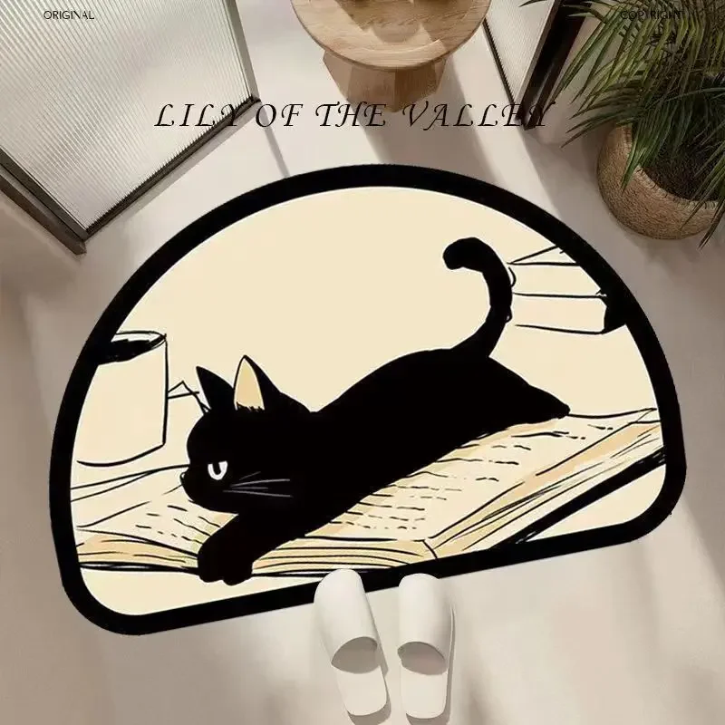 40x60cm Cute Cat Bath Mat Non-slip Super Absorbent Bathroom Entrance Floor Carpet Laundry Room Kitchen Area Rug Home Decoration
40x60cm Cute Cat Bath Mat Non-slip Super Absorbent Bathroom Entrance Floor Carpet Laundry Room Kitchen Area Rug Home Decoration