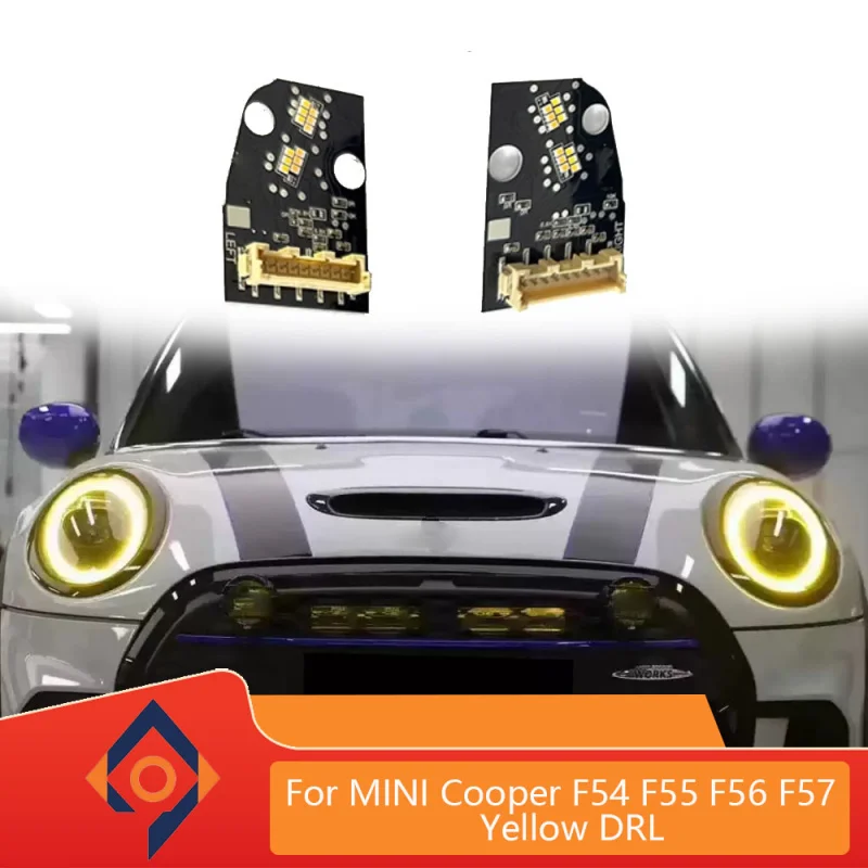 Car Headlight Yellow Chip For BMW MINI Cooper F54 F55 F56 F57 LED Yellow Daytime Running Light Lemon Yellow Module Plug And Play
Car Headlight Yellow Chip For BMW MINI Cooper F54 F55 F56 F57 LED Yellow Daytime Running Light Lemon Yellow Module Plug And Play