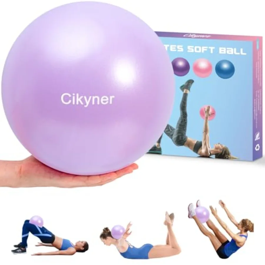 Soft Pilates Ball, Small Exercise Ball 9 Inch Mini Gym Ball with Inflatable Straw, Suitable for Pilates, Yoga, Full Body Traini
Soft Pilates Ball, Small Exercise Ball 9 Inch Mini Gym Ball with Inflatable Straw, Suitable for Pilates, Yoga, Full Body Traini