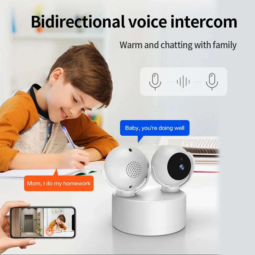 4MP WiFi IP Camera Outdoor Surveillance Camera PTZ Security Camera Dual Lens Dual Screen AI Auto Tracking CCTV 2-Way Audio Cam
4MP WiFi IP Camera Outdoor Surveillance Camera PTZ Security Camera Dual Lens Dual Screen AI Auto Tracking CCTV 2-Way Audio Cam