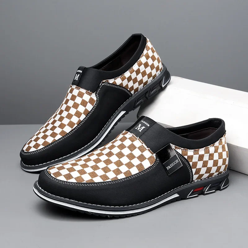 Brand 2024 Leather Shoes for Men Luxury Business Leather Shoes Men's Office Loafers Breathable Slip on Shoes Men Work Footwear
Brand 2024 Leather Shoes for Men Luxury Business Leather Shoes Men's Office Loafers Breathable Slip on Shoes Men Work Footwear