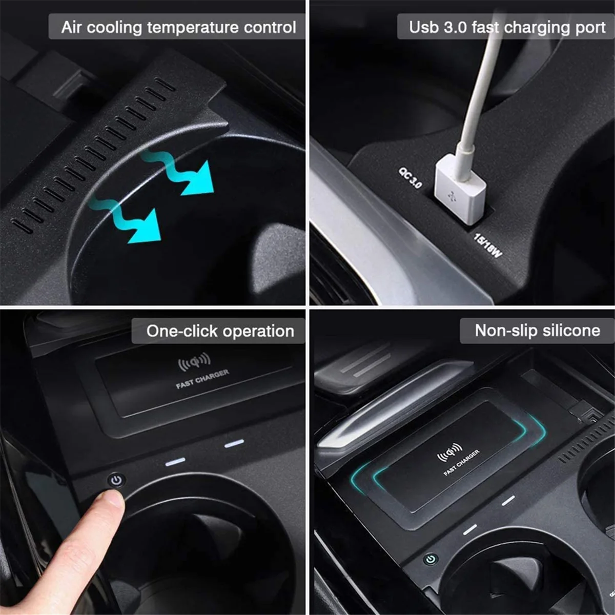 Car 15W Wireless Charger Induction Phone Holde for BMW X3 G01 X4 G02 2018-2024 Qi Fast Wireless Charging PlateJAS
Car 15W Wireless Charger Induction Phone Holde for BMW X3 G01 X4 G02 2018-2024 Qi Fast Wireless Charging PlateJAS