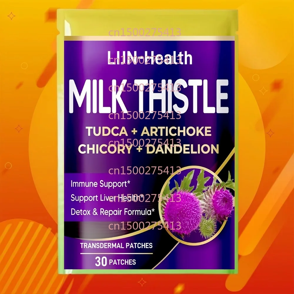 30 Patches Milk Thistle Transdermal Patches with Beet Root, Dandelion, Ginger Turmeric for Liver and Digestive Support
30 Patches Milk Thistle Transdermal Patches with Beet Root, Dandelion, Ginger Turmeric for Liver and Digestive Support