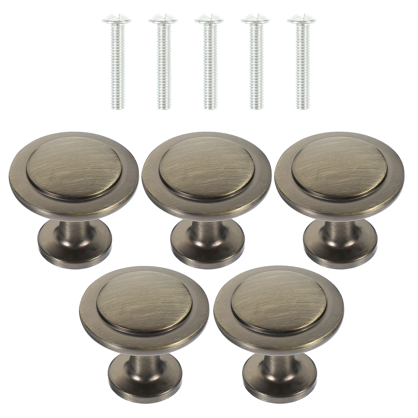 5 Pcs Round Zinc Alloy Pulls Black Brushed Single Hole H Dresser Wardrobe Door Metal Cabinet Furniture Knobs Hardware
5 Pcs Round Zinc Alloy Pulls Black Brushed Single Hole H Dresser Wardrobe Door Metal Cabinet Furniture Knobs Hardware