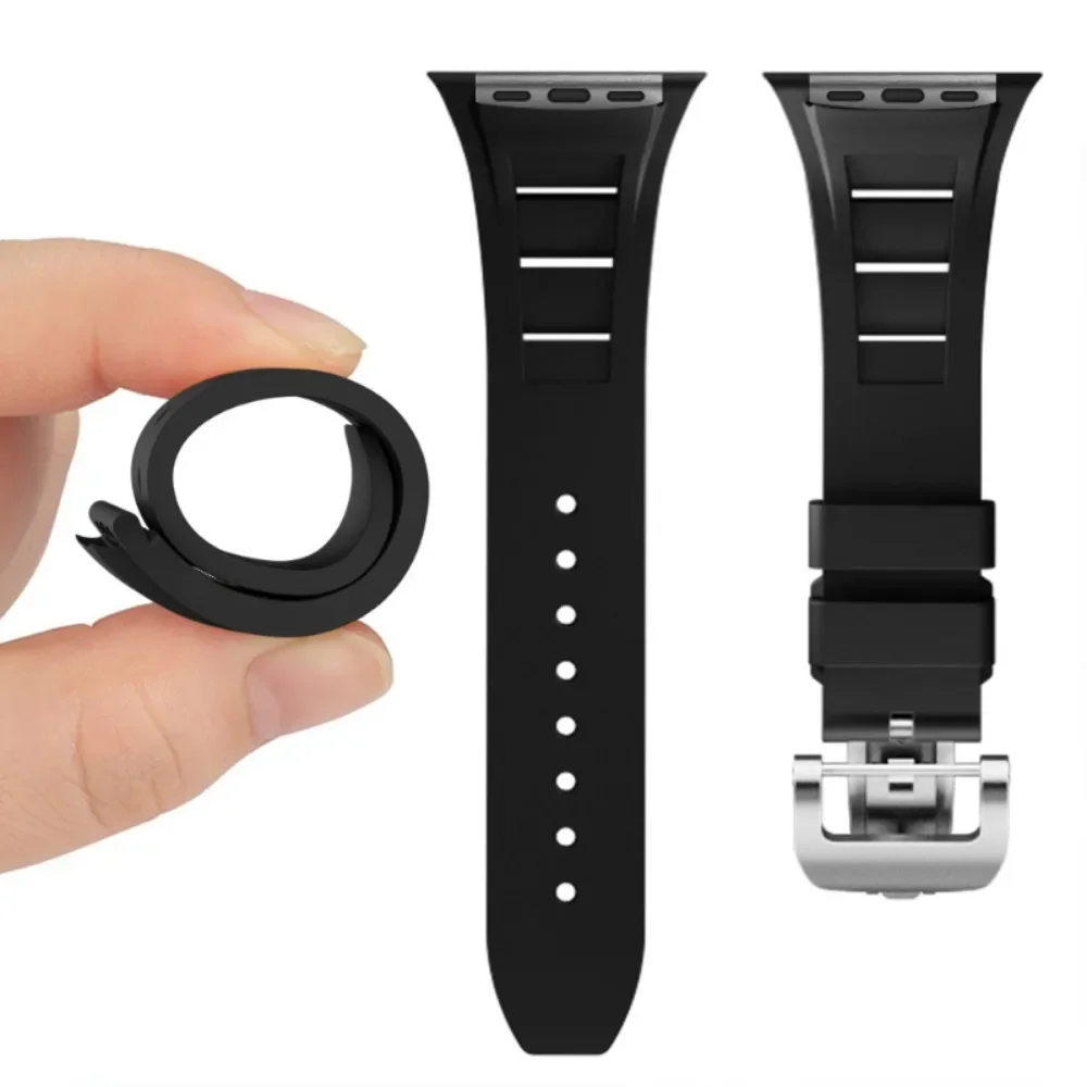 Sport Watchband for Apple Watch Band 49mm 45mm 44mm 42mm Liquid Silicone Bracelet for iWatch Series 9 8 7 6 5 4 3 SE Ultra Strap
Sport Watchband for Apple Watch Band 49mm 45mm 44mm 42mm Liquid Silicone Bracelet for iWatch Series 9 8 7 6 5 4 3 SE Ultra Strap