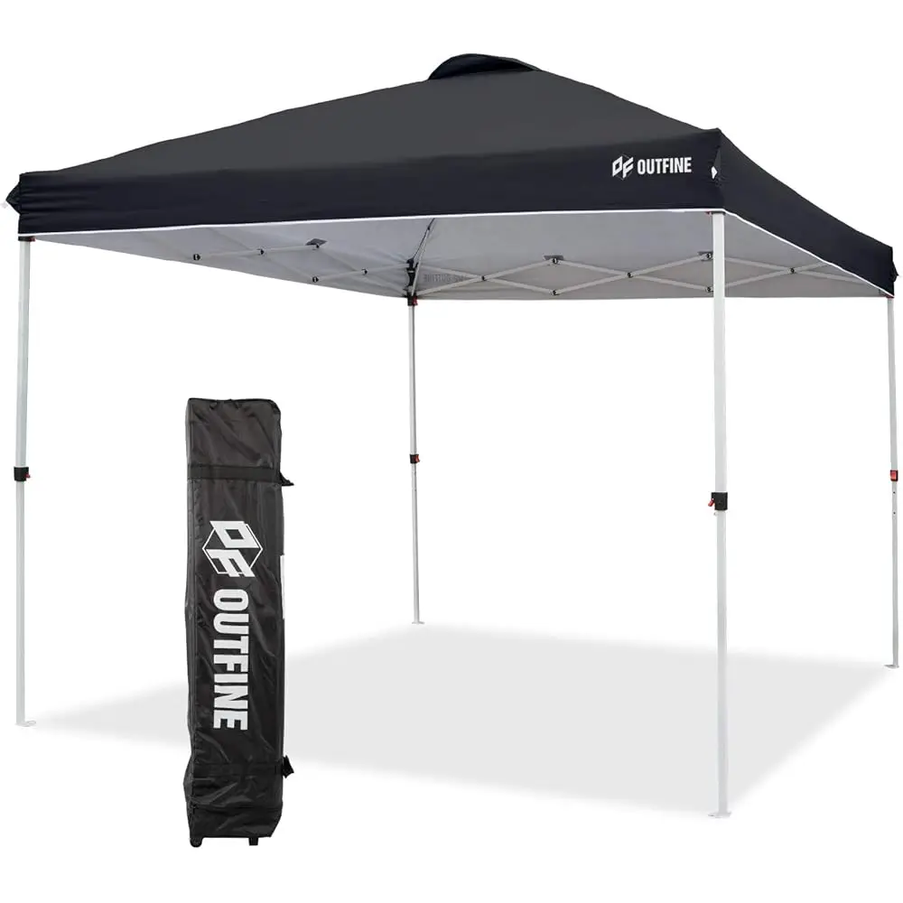 Pop-Up Canopy 10X10 Patio Tent Gazebo Canopy With Wheeled Bag,Canopy Sandbags X4,Tent Stakesx8 (Black, 10 * 10Ft)
Pop-Up Canopy 10X10 Patio Tent Gazebo Canopy With Wheeled Bag,Canopy Sandbags X4,Tent Stakesx8 (Black, 10 * 10Ft)