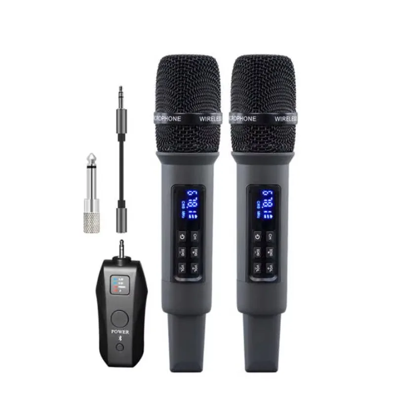 Portable Wireless Microphone BT Echo Function Cardioid Polar Pattern 3.5mm Jack Rechargeable Handheld Mic Made Metal Plastic
Portable Wireless Microphone BT Echo Function Cardioid Polar Pattern 3.5mm Jack Rechargeable Handheld Mic Made Metal Plastic
