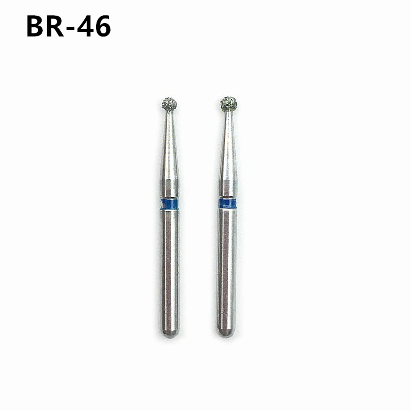 10pcs Dental Diamond FG High Speed Burs for Polishing Smoothing Ball Round Type Dentist Material BR-46
10pcs Dental Diamond FG High Speed Burs for Polishing Smoothing Ball Round Type Dentist Material BR-46