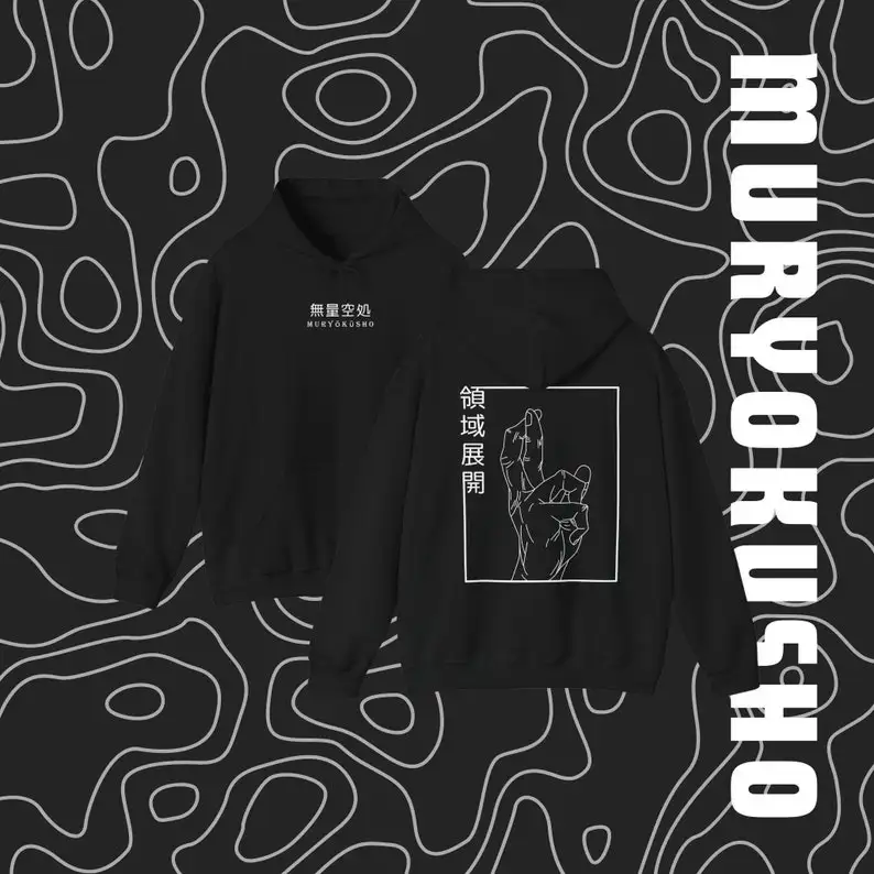Jujutsu Kaisen Hoodie Domain Expansion Hand Sign Sweater Comfortable Unisex Hoodies
Jujutsu Kaisen Hoodie Domain Expansion Hand Sign Sweater Comfortable Unisex Hoodies