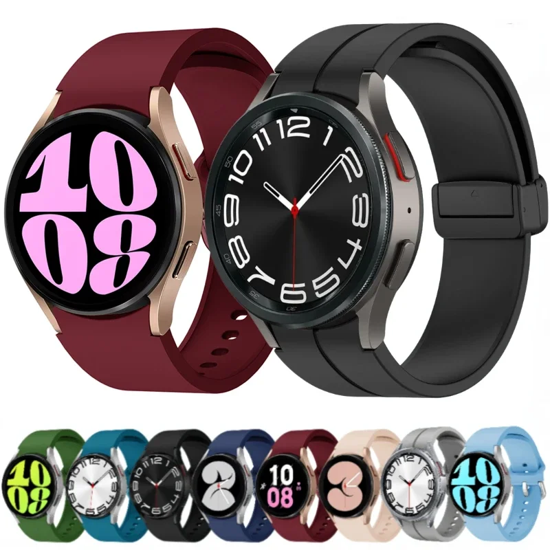 No Gaps Silicone Strap for Samsung Galaxy 7 6 5 5 Pro 44 40mm 45mm Bracelet Wristband for Watch 6/4 Classic 47mm 43mm 46mm 42mm
No Gaps Silicone Strap for Samsung Galaxy 7 6 5 5 Pro 44 40mm 45mm Bracelet Wristband for Watch 6/4 Classic 47mm 43mm 46mm 42mm