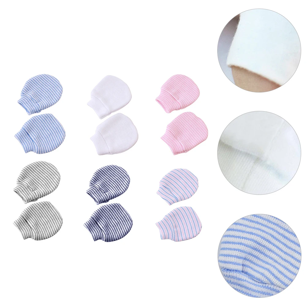 6 Pairs Baby Protective Gloves Anti Scratch Mittens Newborn Toddler Hand Cover Cotton Soft Elastic Non Deform Bright Color Match
6 Pairs Baby Protective Gloves Anti Scratch Mittens Newborn Toddler Hand Cover Cotton Soft Elastic Non Deform Bright Color Match