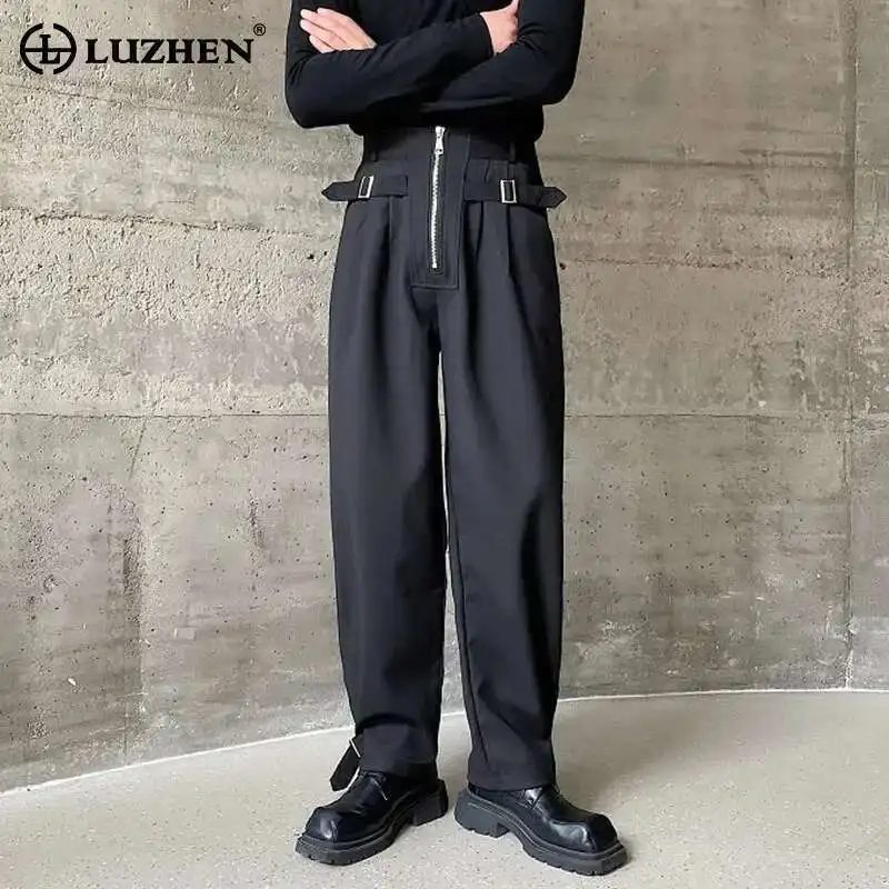 LUZHEN Loose Suit 2025 Casual New Pants Men's Trendy Loose Niche Design Wide Leg Elegant Original Korean Baggy Trousers LZ8697
LUZHEN Loose Suit 2025 Casual New Pants Men's Trendy Loose Niche Design Wide Leg Elegant Original Korean Baggy Trousers LZ8697