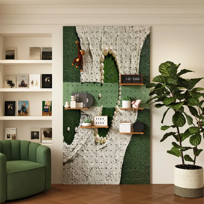 Hole plate shelf wall modeling wall entrance entrance door solid wood decoration display storage rack
Hole plate shelf wall modeling wall entrance entrance door solid wood decoration display storage rack