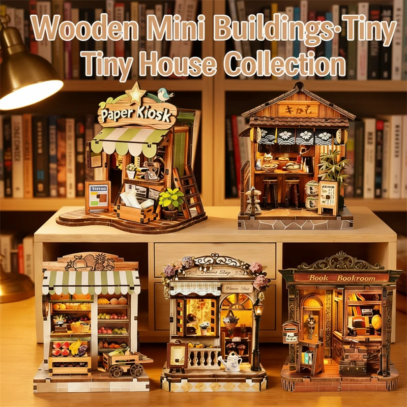 NEW DIY Wooden Mini Wooden Cottage Casa Miniature Model Kits With Furniture LED Lights Dollhouse for Friends Birthday Gifts
NEW DIY Wooden Mini Wooden Cottage Casa Miniature Model Kits With Furniture LED Lights Dollhouse for Friends Birthday Gifts