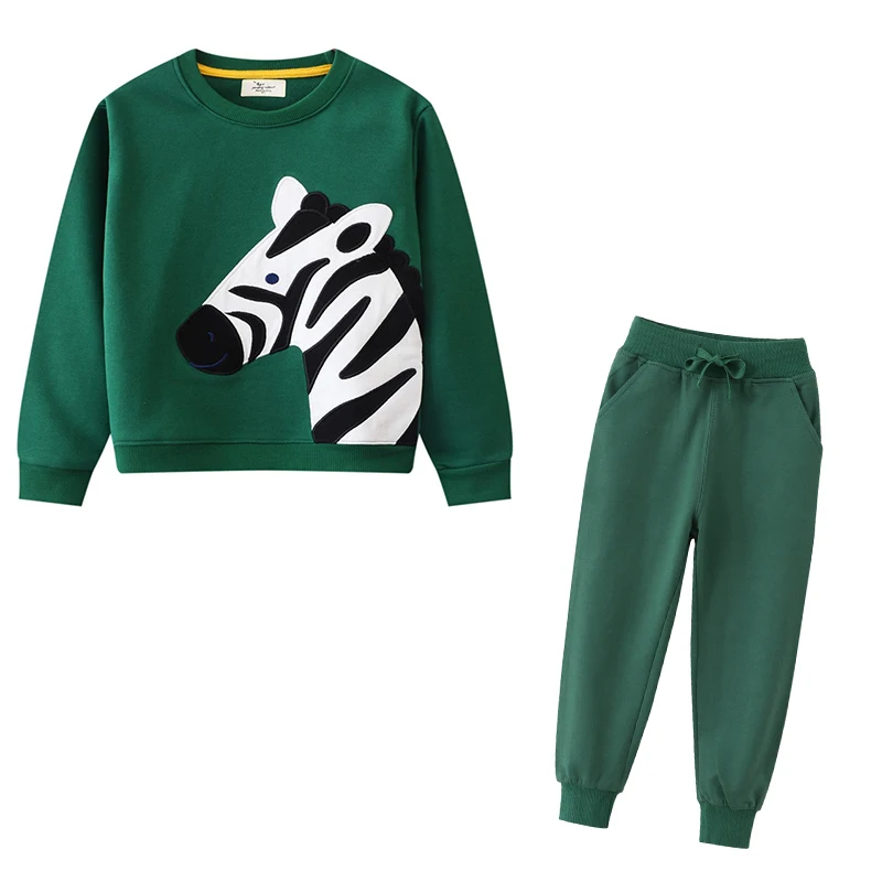 Zeebra 2 Pcs Suit Sweatshirts + Sweatpants Boys Clothing Sets Autumn Spring Long Sleeve Children's Clothes Outfits
Zeebra 2 Pcs Suit Sweatshirts + Sweatpants Boys Clothing Sets Autumn Spring Long Sleeve Children's Clothes Outfits