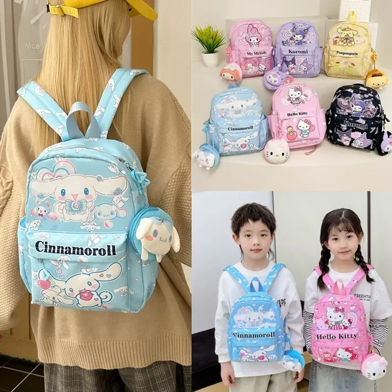 Kawaii мультфильм Sanrio MyMelody Kuromi школьная сумка студенческие канцелярские принадлежности милый модный детский рюкзак HelloKitty подарок для девочки
Kawaii мультфильм Sanrio MyMelody Kuromi школьная сумка студенческие канцелярские принадлежности милый модный детский рюкзак HelloKitty подарок для девочки