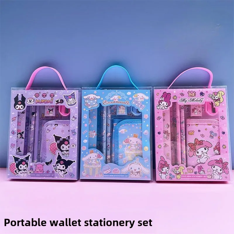 Sanrio Kuromi Cinnamoroll Моя мелодия Hello Kitty детский милый креативный обучающий канцелярский набор с мультяшным рисунком праздничный подарок
Sanrio Kuromi Cinnamoroll Моя мелодия Hello Kitty детский милый креативный обучающий канцелярский набор с мультяшным рисунком праздничный подарок