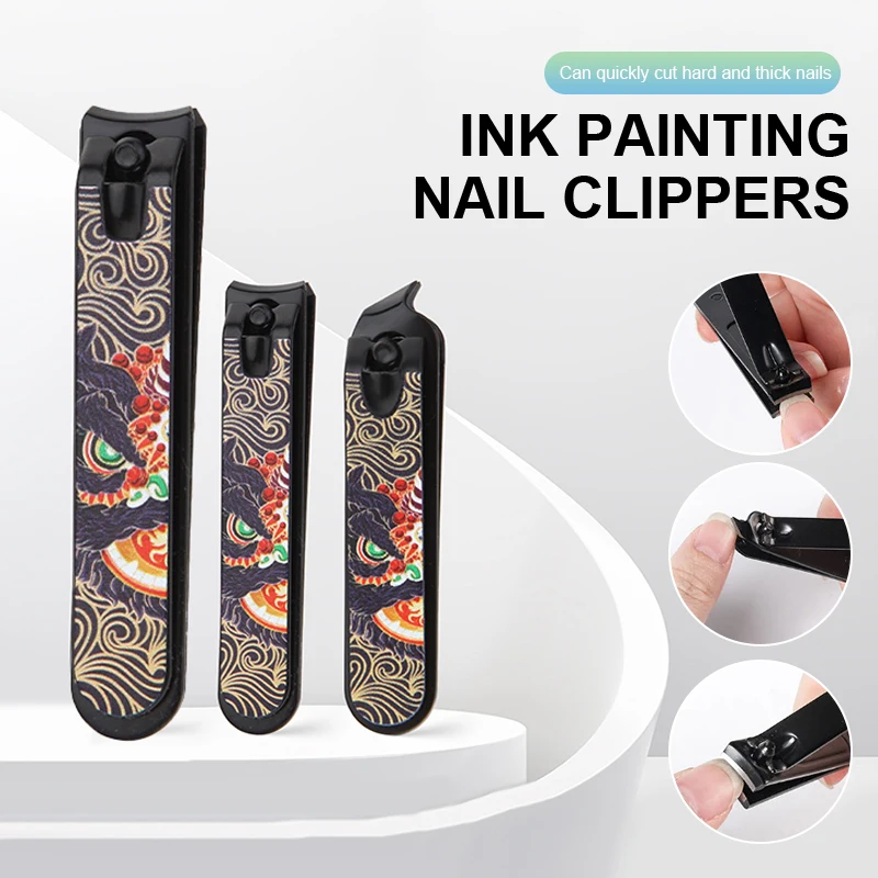 Nail Clippers Chinese Style Lion Dance Stainless Steel Toenail Cutter Thick Scissor Professional Pedicure Manicure Trimmer Tool
Nail Clippers Chinese Style Lion Dance Stainless Steel Toenail Cutter Thick Scissor Professional Pedicure Manicure Trimmer Tool