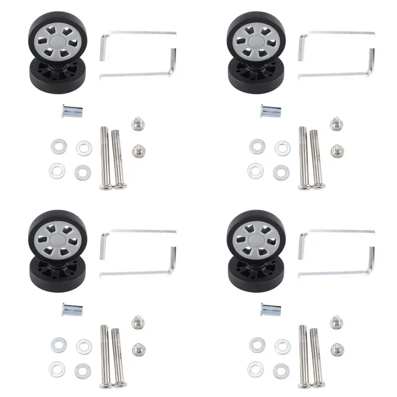 AT33 4 комплекта колес для багажа 55X12 мм, износостойкие колеса из искусственной кожи, сменные колеса для чемодана, универсальные колеса для багажа, 6 мм, 8 мм
AT33 4 комплекта колес для багажа 55X12 мм, износостойкие колеса из искусственной кожи, сменные колеса для чемодана, универсальные колеса для багажа, 6 мм, 8 мм