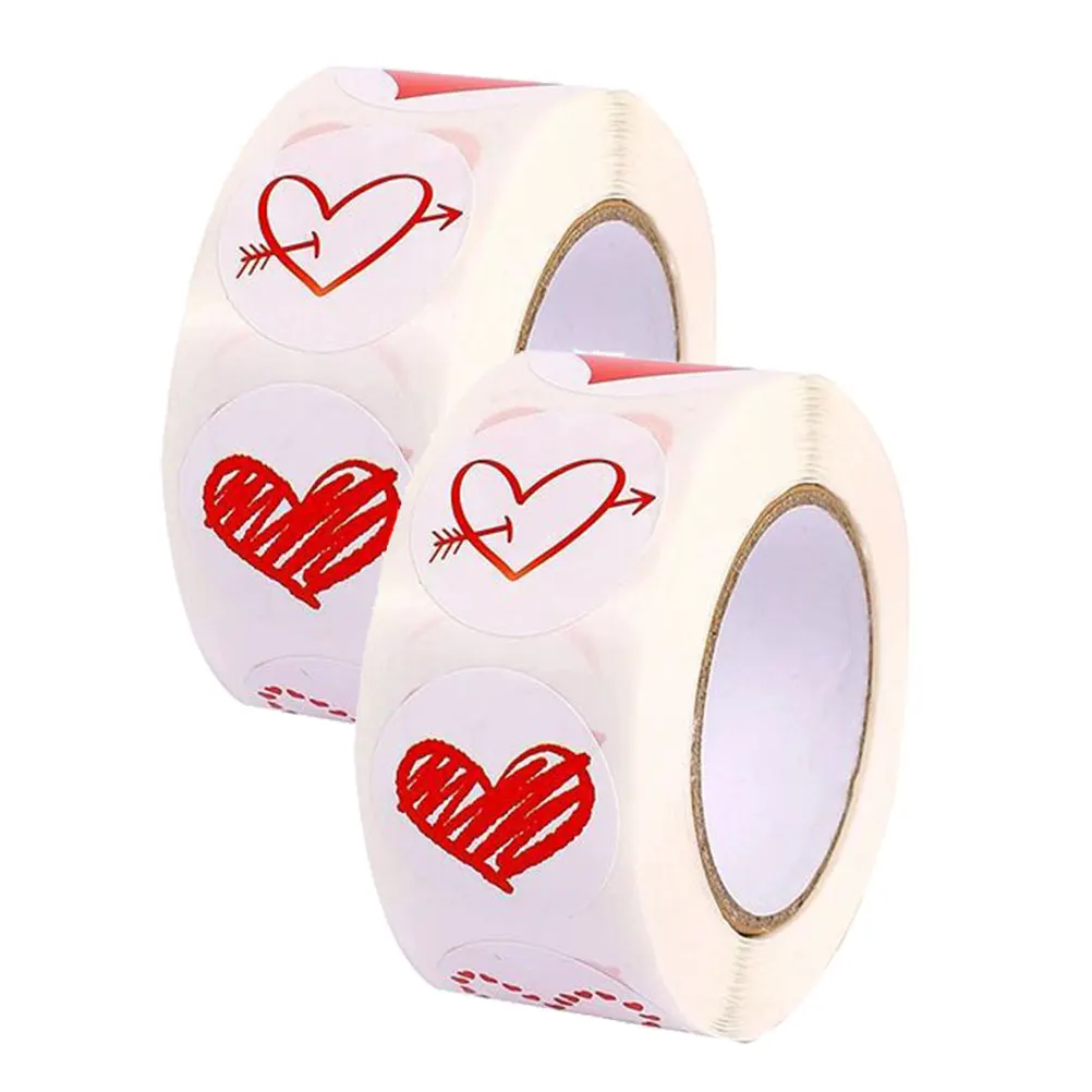 2 Rolls Love Heart Sticker Stickers Valentine's Day Heart-shaped Envelopes Seal Wall Decor
2 Rolls Love Heart Sticker Stickers Valentine's Day Heart-shaped Envelopes Seal Wall Decor