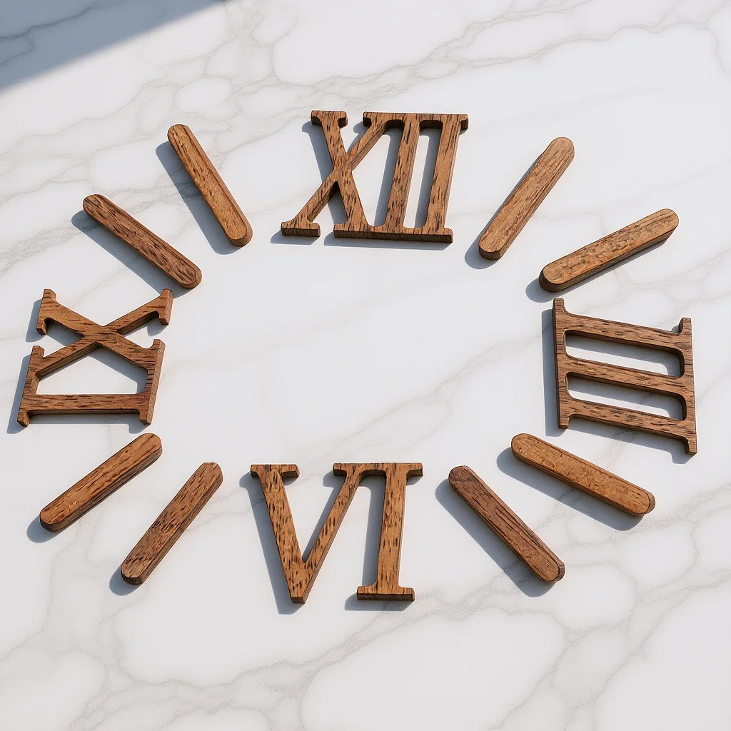 1Set Roman Number Wall Clock DIY Kit Replacement Parts for Clock Repair Decoration Handmade Supplies Hands Replacement Parts
1Set Roman Number Wall Clock DIY Kit Replacement Parts for Clock Repair Decoration Handmade Supplies Hands Replacement Parts