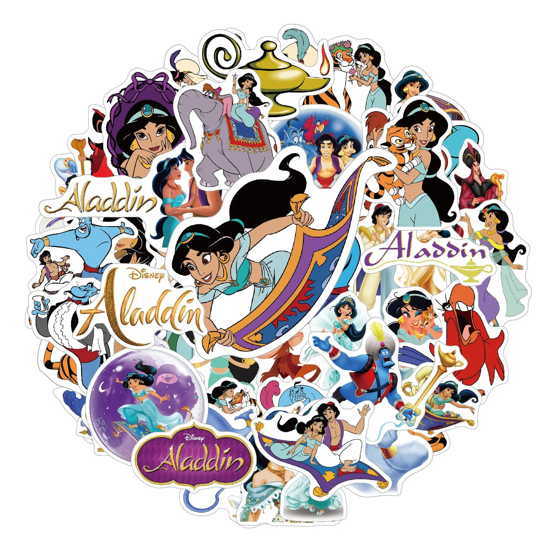 55PCS Disney Jasmine Graffiti Stickers Decoration Laptop Phone Guitar Skateboard Cup Fridge Waterproof Sticker Classic Kid Toys
55PCS Disney Jasmine Graffiti Stickers Decoration Laptop Phone Guitar Skateboard Cup Fridge Waterproof Sticker Classic Kid Toys