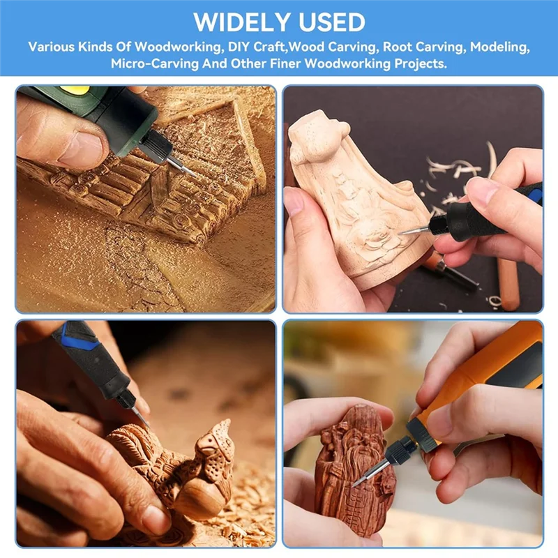 ABKP-Wood Carving Drill Bits Set 6Pcs Engraving Drill Accessories Bit Wood Carving Kit For Rotary Tool, For Carving Engraving
ABKP-Wood Carving Drill Bits Set 6Pcs Engraving Drill Accessories Bit Wood Carving Kit For Rotary Tool, For Carving Engraving
