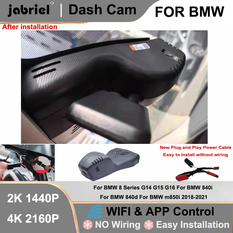 for BMW 3 series G20 G21 330i 320d 330d 8 series 840i G14 G15 G16 for BMW X5 40i 30d 40d G05 X7 40i G07 Dash Cam 4K Wifi Car DVR
for BMW 3 series G20 G21 330i 320d 330d 8 series 840i G14 G15 G16 for BMW X5 40i 30d 40d G05 X7 40i G07 Dash Cam 4K Wifi Car DVR
