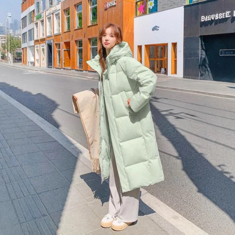 women's Long Down Jacket Women Hooded Coat 2025 Winter New Loose Girls' Jacket Multi-Color Thick Windbrake Down Coat
women's Long Down Jacket Women Hooded Coat 2025 Winter New Loose Girls' Jacket Multi-Color Thick Windbrake Down Coat