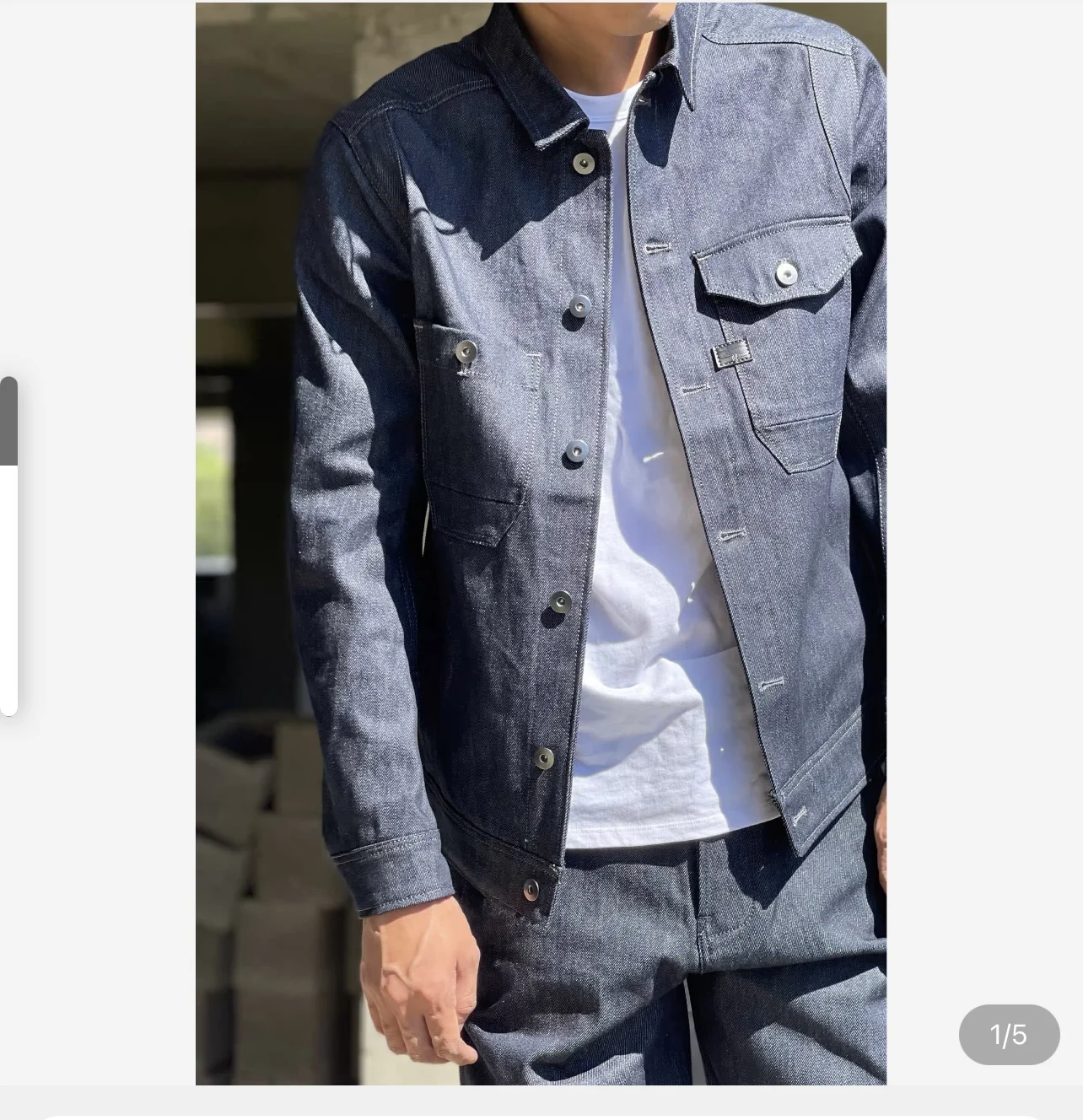 Primary color red-eared denim WOLKER 3D SLIM JKT multi-pocket three-dimensional cut denim jacket
Primary color red-eared denim WOLKER 3D SLIM JKT multi-pocket three-dimensional cut denim jacket