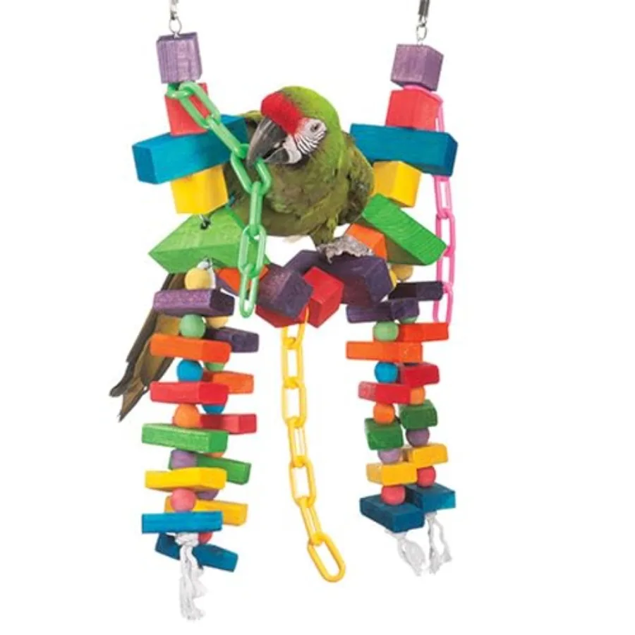 - Rainbow Bridge Bird Toy - Durable and Entertaining Bird Playground for Amazons African Greys Eclectus Cockatoos Macaws - Colo
- Rainbow Bridge Bird Toy - Durable and Entertaining Bird Playground for Amazons African Greys Eclectus Cockatoos Macaws - Colo