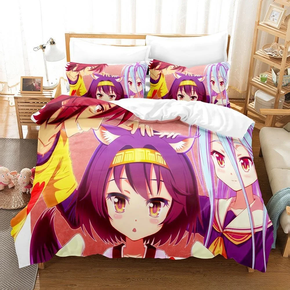 New 3D Printing Kawaii Girls bedding No Game No Life Bedding Set Cartoon Anime three-piece set Adult Kid Bedroom Duvetcover Sets
New 3D Printing Kawaii Girls bedding No Game No Life Bedding Set Cartoon Anime three-piece set Adult Kid Bedroom Duvetcover Sets