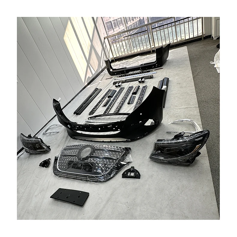 Автомобильные аксессуары для подтяжки лица, комплект Bodykit из полипропилена для моделей Merce-des-Benz Vito W447 в W448 от (16-23 до 24) 
Автомобильные аксессуары для подтяжки лица, комплект Bodykit из полипропилена для моделей Merce-des-Benz Vito W447 в W448 от (16-23 до 24)