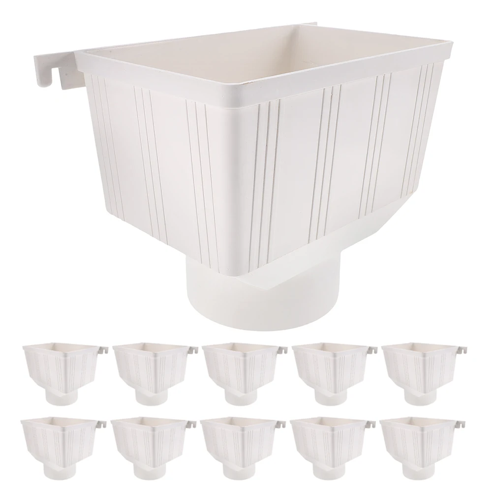 High Quality Rain Gutter Parts and Accessories PVC Downspout Filter for Outdoor Water Management Gutter Downspout Strainer
High Quality Rain Gutter Parts and Accessories PVC Downspout Filter for Outdoor Water Management Gutter Downspout Strainer