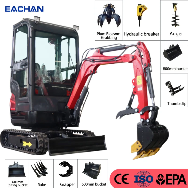 1.5Ton Hydraulic Mini Excavator Custom Diesel Engine Crawler Digger Compact Excavator EPA CE Euro 5 Manufacturer OEM
1.5Ton Hydraulic Mini Excavator Custom Diesel Engine Crawler Digger Compact Excavator EPA CE Euro 5 Manufacturer OEM
