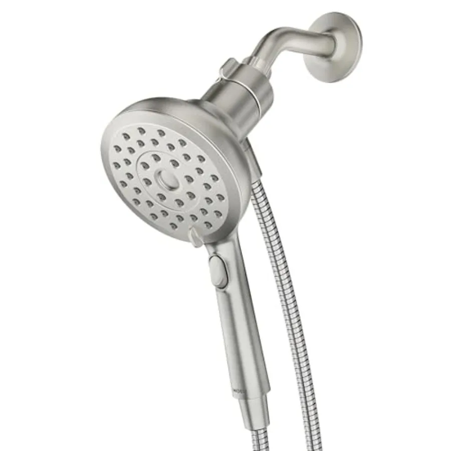 Verso Handshower, Detachable Round Shower Head with Magnetix Docking System, 60" Hose, Spot Resist Brushed Nickel, 220H2SRN
Verso Handshower, Detachable Round Shower Head with Magnetix Docking System, 60" Hose, Spot Resist Brushed Nickel, 220H2SRN