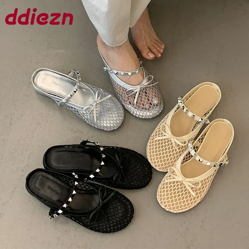 Fashion Rivet Women Flats With Shoes New 2025 Butterfly-Knot Female Round Toe Footwear Slip On Ladies Flats Mary Janes Shoes
Fashion Rivet Women Flats With Shoes New 2025 Butterfly-Knot Female Round Toe Footwear Slip On Ladies Flats Mary Janes Shoes