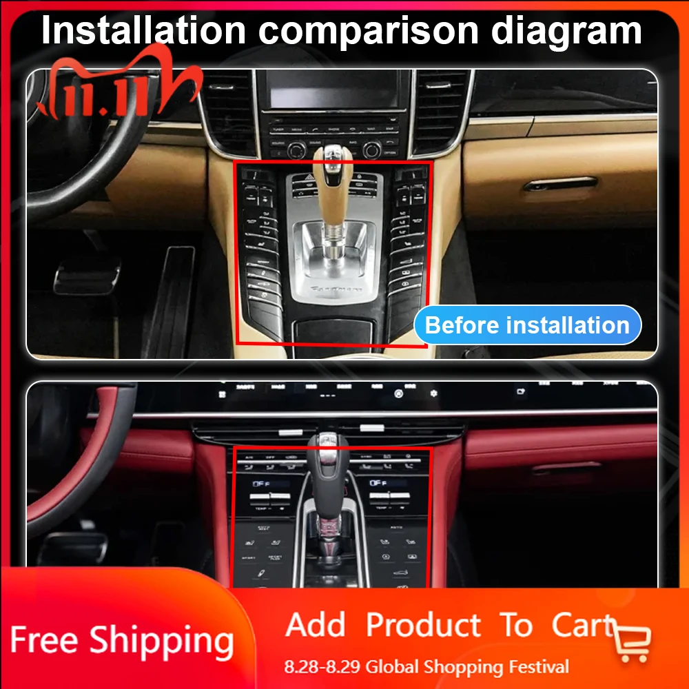 Интерьерные наклейки, новый стиль, центральная консоль, панель переключения передач для Porsche Panamera 970 2010-2016, 8 ядер, Android, мультимедийная игра
Интерьерные наклейки, новый стиль, центральная консоль, панель переключения передач для Porsche Panamera 970 2010-2016, 8 ядер, Android, мультимедийная игра