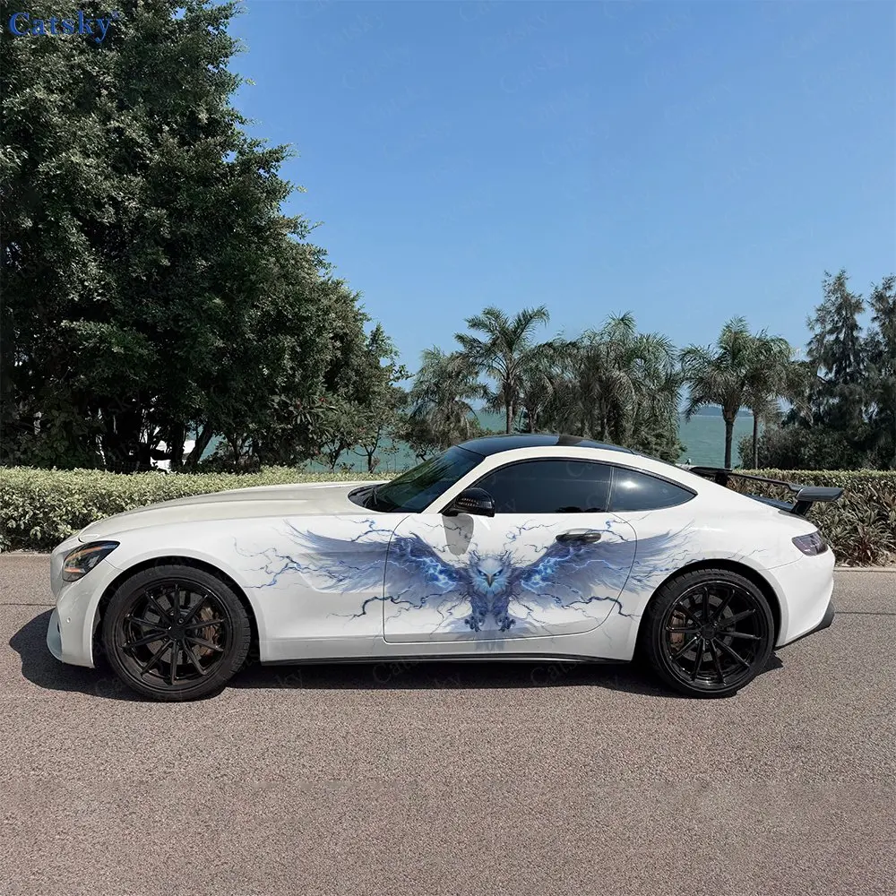2pcs Electric Light Divine Eagle Car Side Wraps, Self-Adhesive PVC Waterproof & Scratch-Resistant Stickers, Car Accessory Gift
2pcs Electric Light Divine Eagle Car Side Wraps, Self-Adhesive PVC Waterproof & Scratch-Resistant Stickers, Car Accessory Gift
