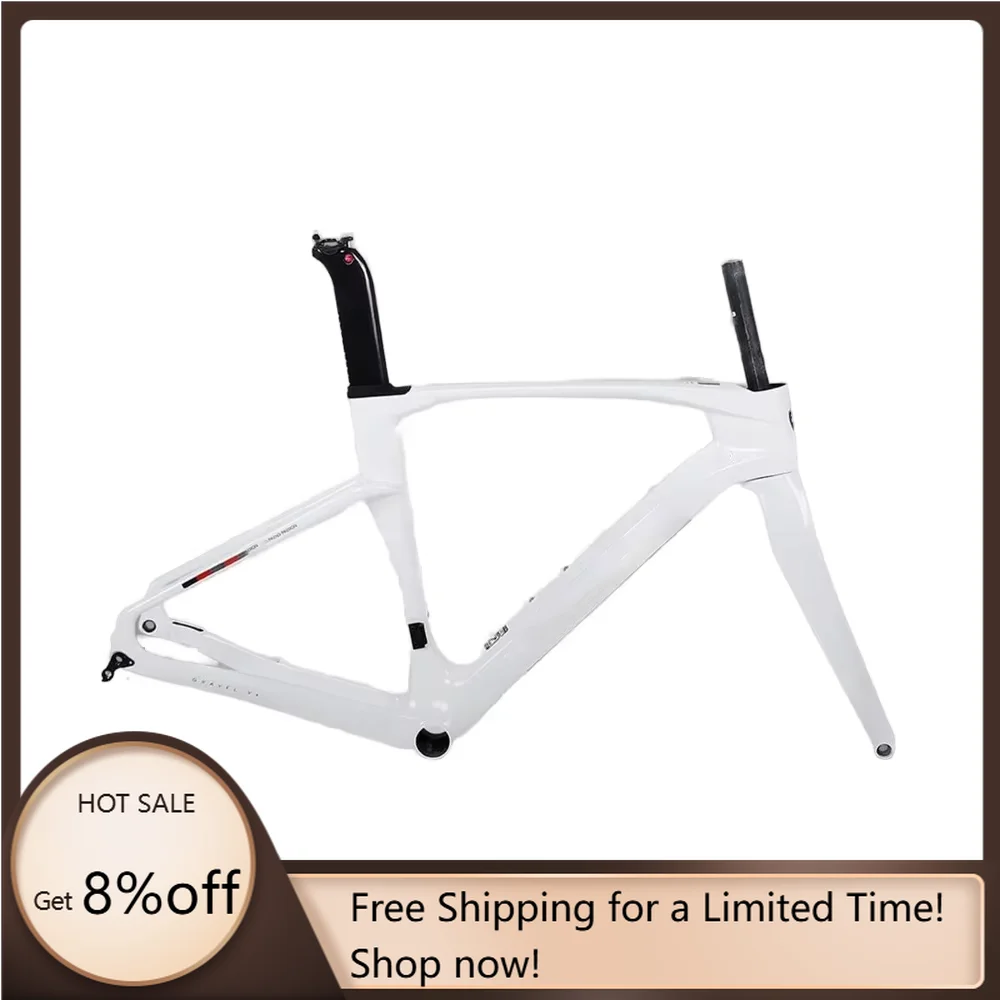 STLF Customizable Lightweight Carbon Fiber 700C Road Bike Frame Highly Impact Resistant with Disc Brake Feature
STLF Customizable Lightweight Carbon Fiber 700C Road Bike Frame Highly Impact Resistant with Disc Brake Feature