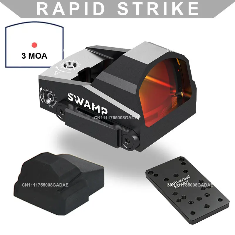 Swamp Kingslayer Reflex Red Dot Sight 3 MOA 1x22 Pistol Cut Optic Sightscope G17 G19 Handgun Airsoft Tactical Hunting Gear
Swamp Kingslayer Reflex Red Dot Sight 3 MOA 1x22 Pistol Cut Optic Sightscope G17 G19 Handgun Airsoft Tactical Hunting Gear