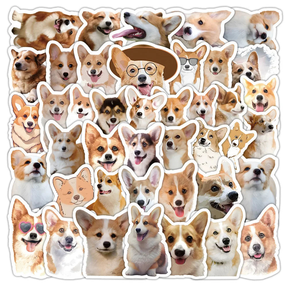 60PCS Cute Realistic Pet Corgi Graffiti Stickers Creative Waterproof DIY Decorative Mobile Phone Case Guitar kids Toys Sticker
60PCS Cute Realistic Pet Corgi Graffiti Stickers Creative Waterproof DIY Decorative Mobile Phone Case Guitar kids Toys Sticker