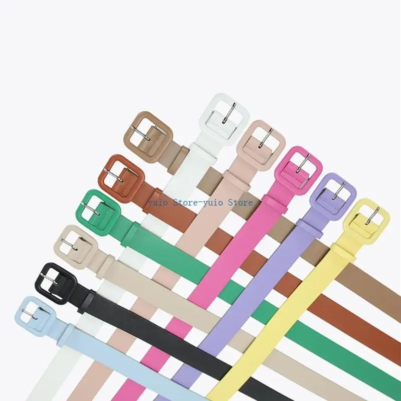 X7XB Stylish PU Belt For Women Square Buckles Casual Wide Waistband Durable Accessory
X7XB Stylish PU Belt For Women Square Buckles Casual Wide Waistband Durable Accessory