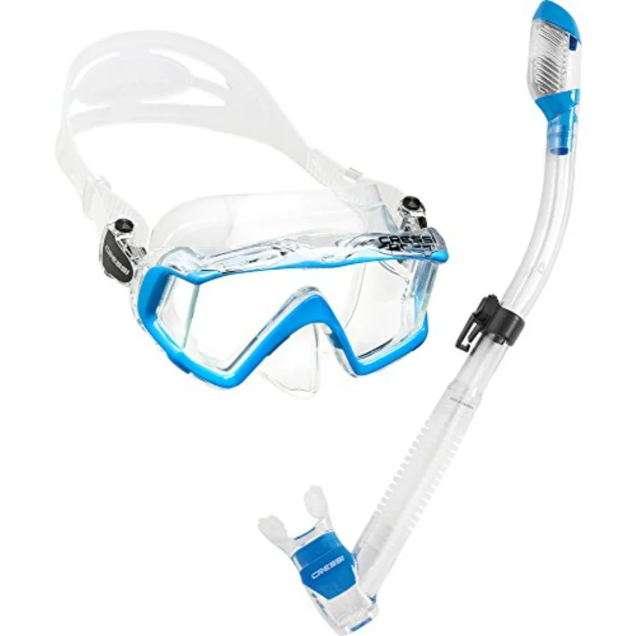 Panoramic Wide View Mask Dry Snorkel Kit for Snorkeling, Scuba Diving - Pano 3 Supernova Dry: Designed in Italy
Panoramic Wide View Mask Dry Snorkel Kit for Snorkeling, Scuba Diving - Pano 3 Supernova Dry: Designed in Italy