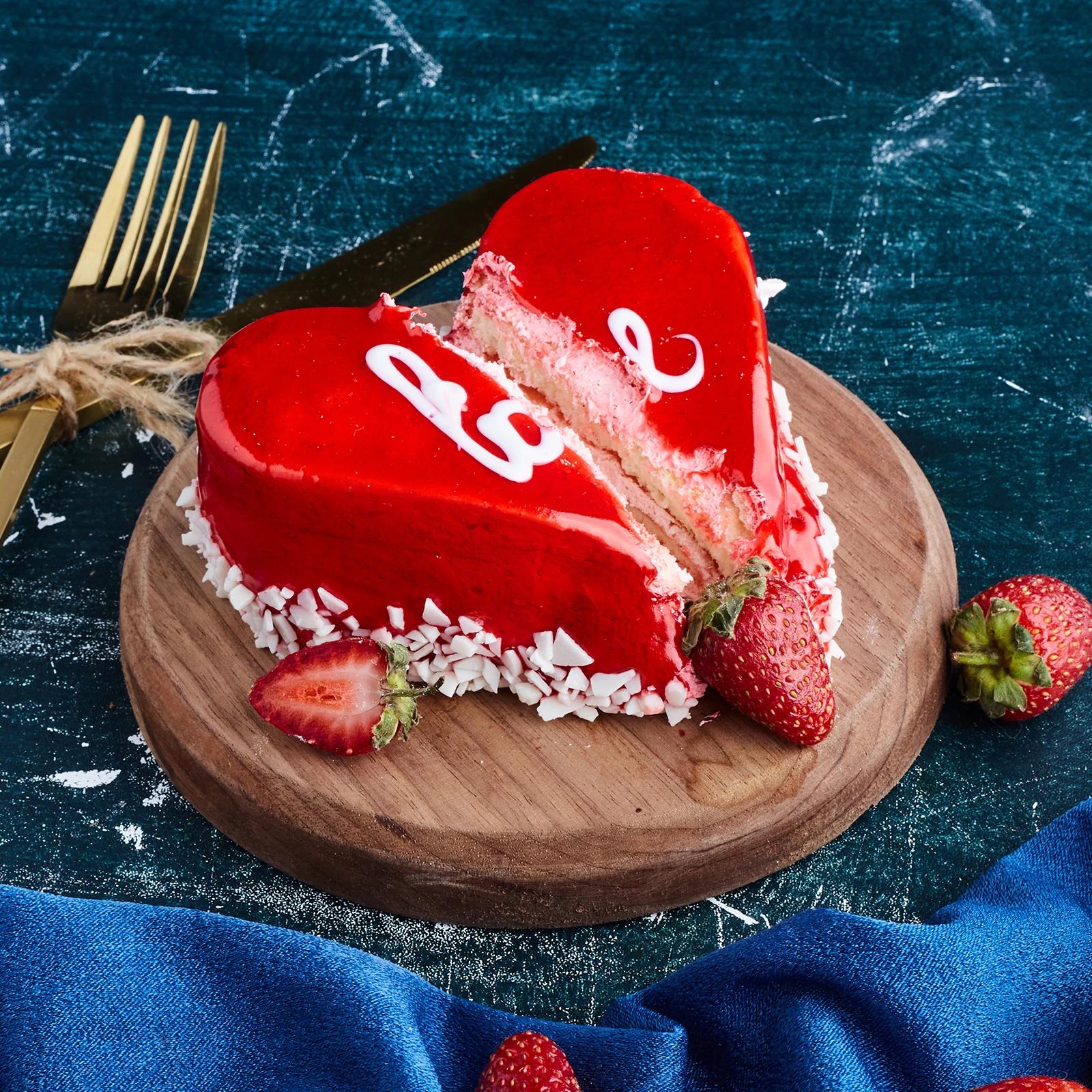 2 Pcs Heart Shaped Cake Pan 8 Inch Silicone Molds for Baking Cheese Jelly Birthday Valentine Kitchen Bar Supplies
2 Pcs Heart Shaped Cake Pan 8 Inch Silicone Molds for Baking Cheese Jelly Birthday Valentine Kitchen Bar Supplies