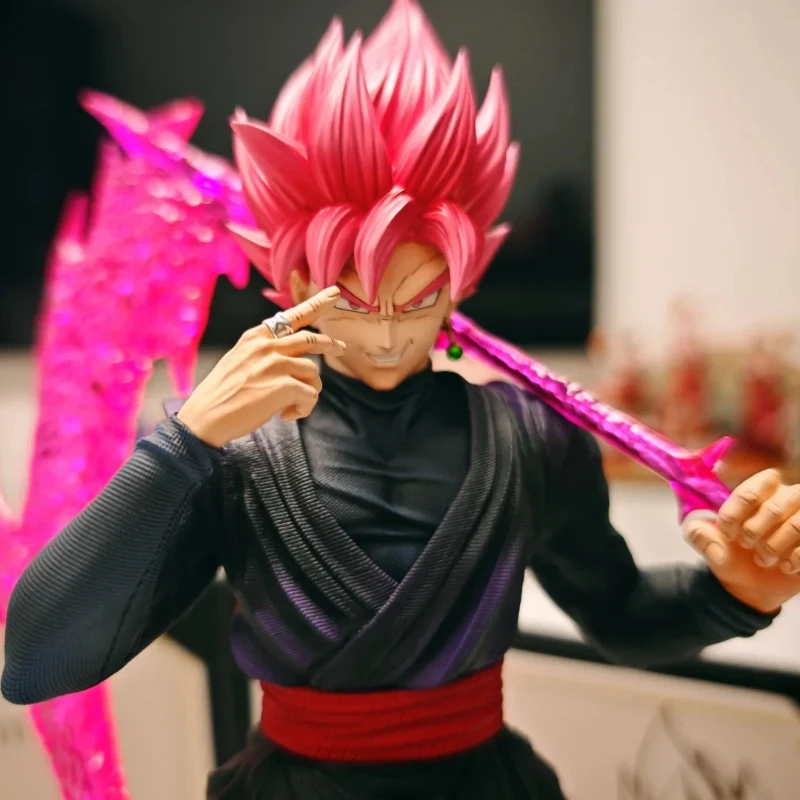 Hot 37cm Dragon Ball Super Saiyan Rose Goku Action Figure Pvc Abs Statue Desktop Case Ornament Anime Collectible Gift Anime Fans
Hot 37cm Dragon Ball Super Saiyan Rose Goku Action Figure Pvc Abs Statue Desktop Case Ornament Anime Collectible Gift Anime Fans